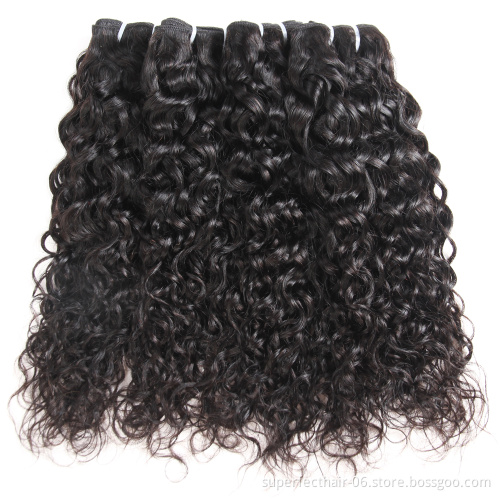 Wholesale Cuticle Aligned Raw Virgin Hair Vendors Straight Curly Indian Human Hair Weave Bundles With Lace Frontal Closure
